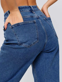 K10812 Джинсы MOM ТМ_СИНИЙ