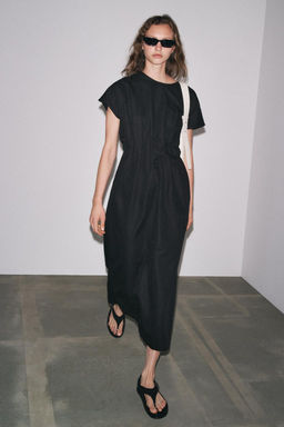ZW COLLECTION PLEATED MIDI DRESS - Zara фото 2
