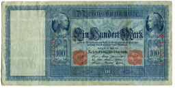 Банкнота 100 марок 1910 года Германия