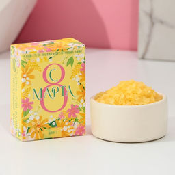 Цена за 3 шт. Соль для ванны С 8 Марта!, 100 г, аромат фруктовый