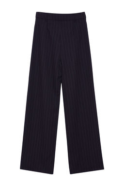 TRENDYOLMILLA Vizon Yuksek Bel Wide Leg/Genis Paca Cizgili Dokuma Pantolon TWOSS22PL0100  фото 7