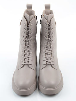 04-PAM366-3Z GRAY Ботинки зимние женские (натуральная кожа, 100% шерсть)