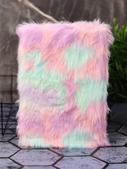 Блокнот плюшевый "Rainbow lama", 21,5х15 см, плотность 80 гр.