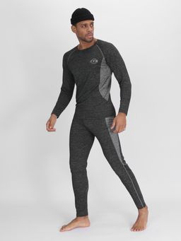 Комплект мужского термобелья без начеса темно-серого цвета 2211TC