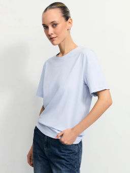 Базовая футболка из хлопка / Zarina