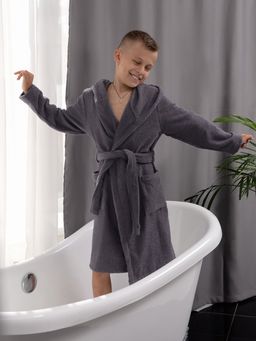 ХАЛАТ ДОМАШНИЙ ДЕТСКИЙ МД-СЕР-12 - Ашматекс фото 3