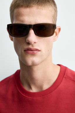 SUDADERA RELAXED FIT INTERLOCK / Rojo - Zara фото 5