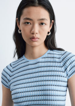 Camiseta de punto de canal? a rayas - H&m фото 3