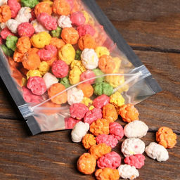 Цена за 50 шт. Пакет Zip-lock ПП, металлизированный, со сплошным окном, 13×20 см