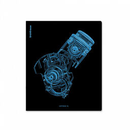 АКЦИЯ Цена за 5 шт. Тетрадь общая ученическая ErichKrause X-Ray в деталях, 96 листов, клетка, голографическая ламинация_MIX-PACK