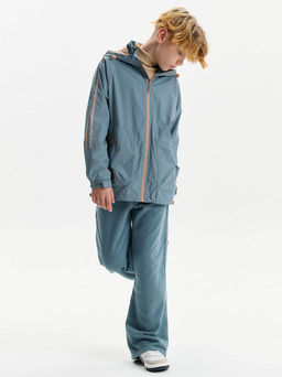 PELICAN, ветровка для мальчиков, Джинс  фото 2