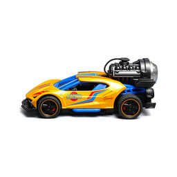 Гоночная машинка свет, звук с имитацией дыма, 1:32, Speed Racing, желтая