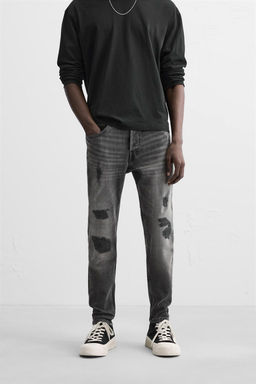 RIPPED SKINNY FIT JEANS - Zara фото 11