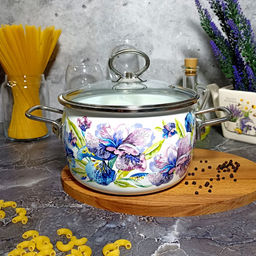 Кастрюля 2,0л сф. IRIS белосн 1SC165S