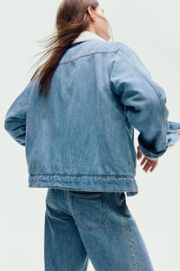 Cazadora denim con cuello - H&m фото 6