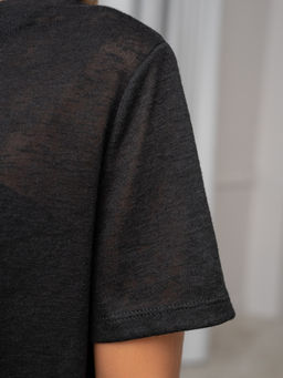 Футболка паутинка полупрозрачная - Binita фото 6