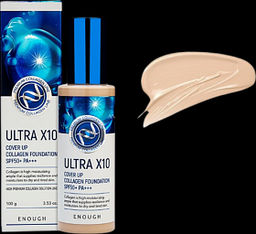 Тональная основа Enough Ultra X10 Cover up Collagen Foundation 100 мл