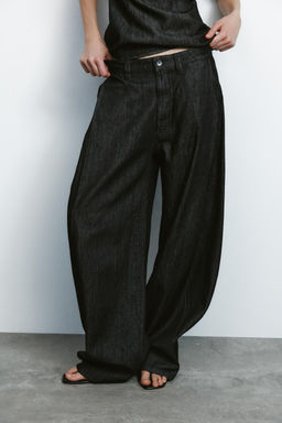 DENIM TROUSERS WITH DARTS - Zara фото 9