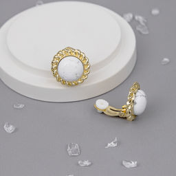 Серьги клипсы Арт. 30-0046-R - MyGemma фото 2