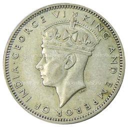 20 центов 1943 года Малайя