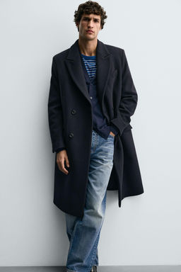 MANTECO ® WOOL BLEND DOUBLE-BREASTED COAT - Zara фото 7