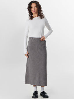 Юбка женская серая - Mark formelle фото 3