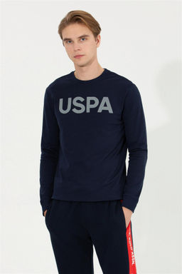 Мужской темно-синий базовый свитшот Неожиданная скидка в корзине - U.s. polo assn фото 3