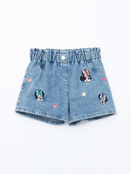 Beli Lastikli Minnie Mouse Nak??l? K?z Bebek Jean ?ort - Waikiki фото 6