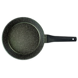 Сковорода с тефлоновым покрытием д26см Бриллиант Green, h7,1см, s0,4см, ручка из термостойкого пластика (Россия) - Домашняя мода фото 2