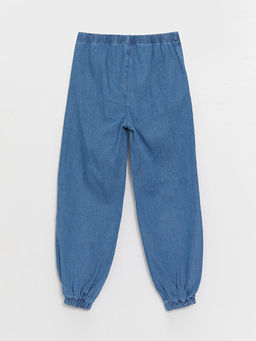 Beli Lastikli K?z ?ocuk Jogger Jean Pantolon - Waikiki фото 3