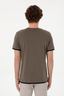 Erkek Regular Fit Bisiklet Yaka Vizon Ti__rt Sepette S_rpriz _ndirim - U.s. polo assn фото 5