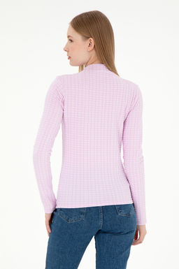 Женский розовый свитшот Неожиданная скидка в корзине - U.s. polo assn фото 5