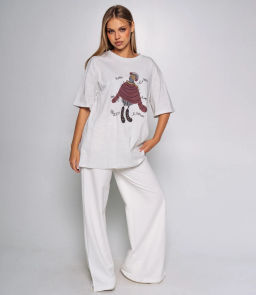 Футболка #КТ3612, светло-серый меланж