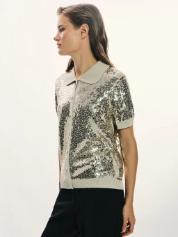 Кардиган с пайетками из вискозы / Zarina