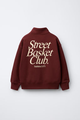 SWEATSHIRT AND JOGGERS WITH TEXT - Zara фото 3