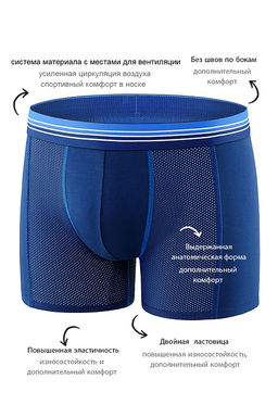 Мужские трусы BB22 Темно-Синий