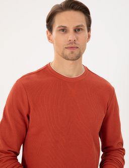 Kahverengi Regular Fit Sweatshirt - Pierre cardin фото 2