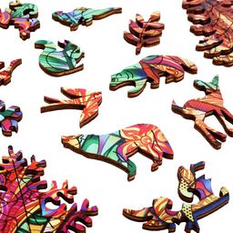 Пазл деревянный фигурный Король леса - Puzzle фото 3