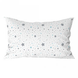 Наволочка 50х35см На воздушном шаре К, с клапаном-запахом, поплин 115г/м2, хлопок 100%, упаковка ПП 12х6см, Домашняя мода (Россия)