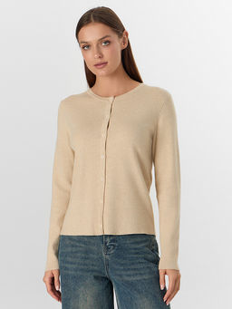 Кардиган женский бежевый