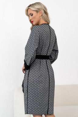 Платье Алана (черный/белый) Р11-1231/3 - Николь фото 8