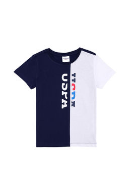 Детская темно-синяя футболка с круглым вырезом Неожиданная скидка в корзине - U.s. polo assn фото 10