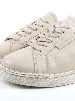 03-XKL22-033 BEIGE Полуботинки женские (натуральная кожа)