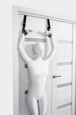 Фиксаторы для рук Anonymo, полиэстер, серебряные, 23 см - Toyfa фото 2