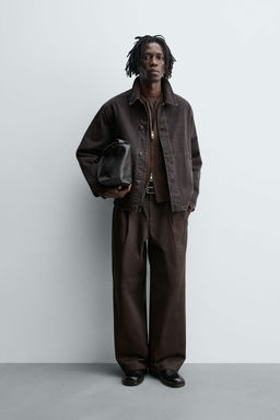 BOXY FIT DENIM OVERSHIRT