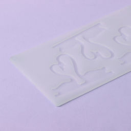 Цена за 3 шт. Форма для шоколада Пара лебедей, силикон, 3 ячейки, 20?10.5?0.3 см, прозрачная - Simaland фото 2