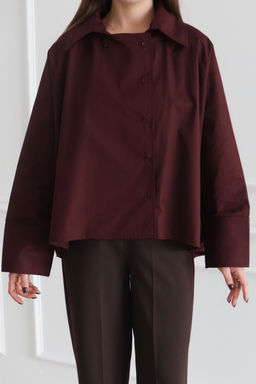 Murdum Kapama Detayl? %100 Pamuk Dokuma Gomlek TWOSS26GO00022 - Trendyolmilla фото 2