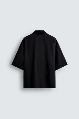 EMBROIDERED TEXT FLOWING SHIRT - Zara фото 8