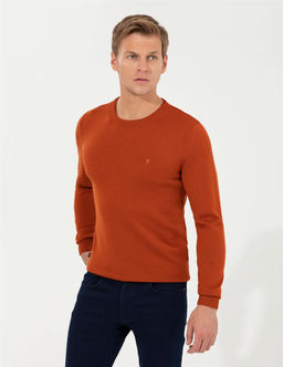 Bak_r Slim Fit Bisiklet Yaka Basic Triko Kazak - Pierre cardin фото 3