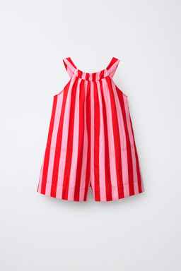MONO CORTO RAYAS / Rojo - Zara фото 3